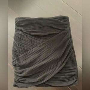 BCBG‎ Elegant Black Draped Skirt